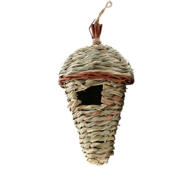 Nichoir oiseau paille